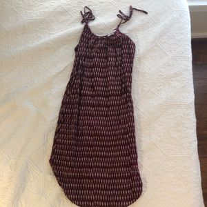 Madewell midi maroon dress